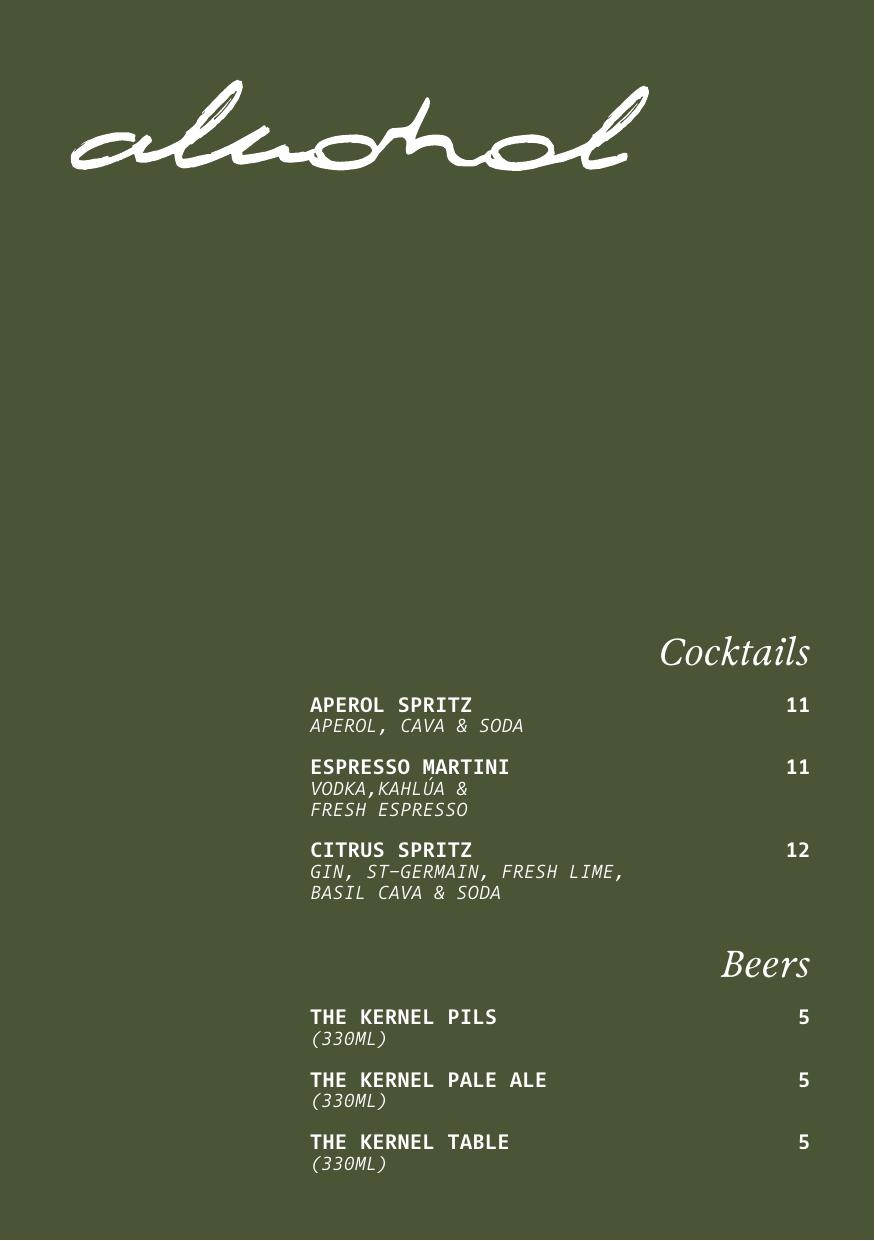 Menu page 3